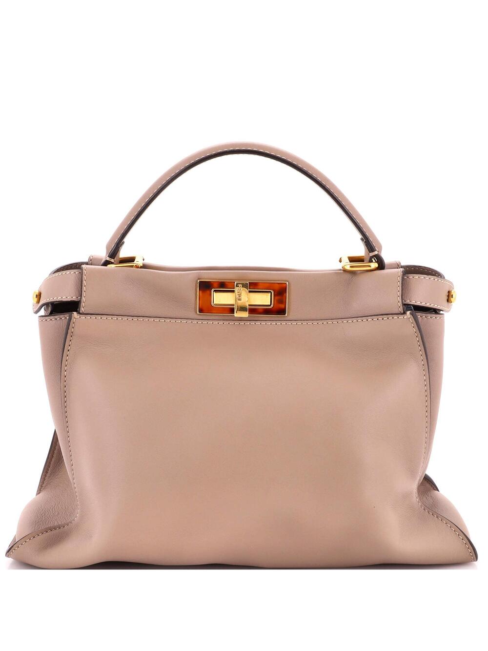 Fendi Peekaboo Bag Leather With #365646F15B